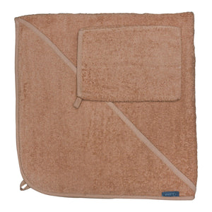 FORSALA - Handklæði með hettu og þvottapoki