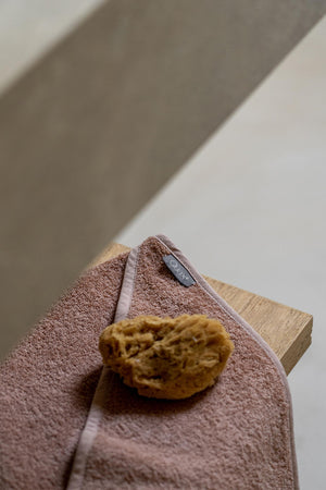 FORSALA - Handklæði með hettu og þvottapoki