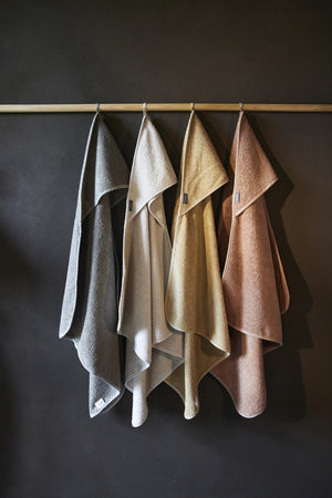 FORSALA - Handklæði með hettu og þvottapoki