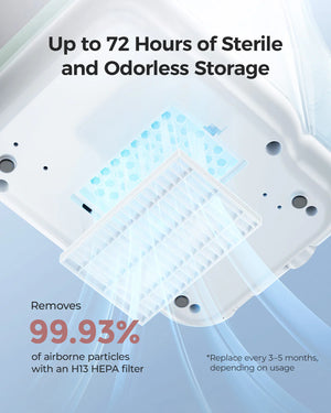 Pela sótthreinsi og uppþvottavéla - Momcozy KleanPal Pro Baby Bottle Washer and Sterilizer