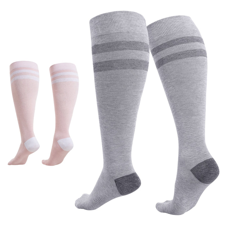 Momcozy Compression Socks for Women Wide Calf - Stuðningssokkar 2stk