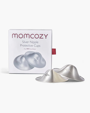 Græðandi Silfur Brjóstaskjöldur - Momcozy Silver Nursing Shield 55mm 2 pcs L