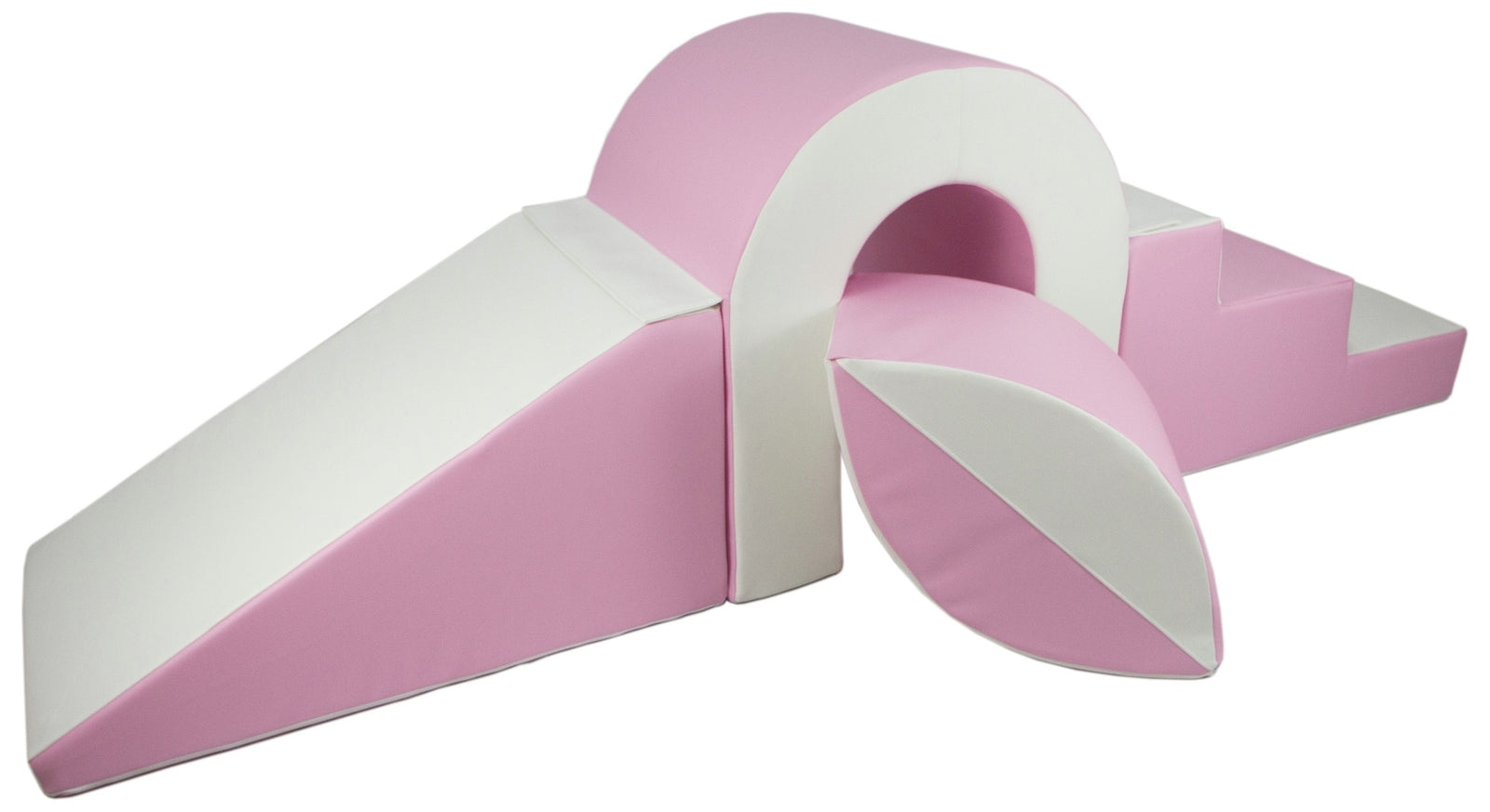 FORSALA - Step and Climb kubbar Bleikt/Hvítt