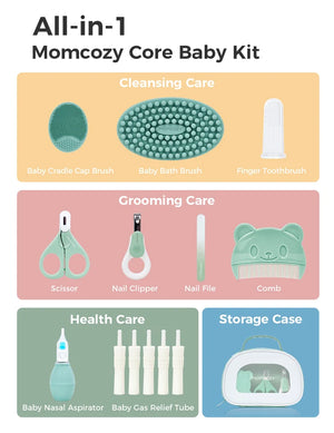Momcozy All-in-1 Core Baby Kit - umhirðusett fyrir ungabörn