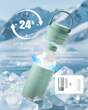 Momcozy Portable Baby Bottle Cooler for travel - ferðakælir fyrir brjóstamjólk 355 ml