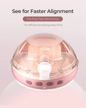 Air 1 Ultra-slim Handfrjáls brjóstapumpa - Momcozy Air 1 Ultra-slim Breast Pump