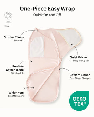 Momcozy Easy Swaddle Wrap For 0-3M