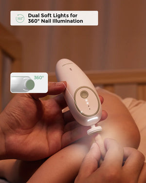Rafmagns Naglaþjöl fyrir börn - Momcozy Electric Baby Nail File