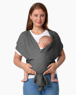 Momcozy Burðarsjal Svart - Baby Wrap Carrier