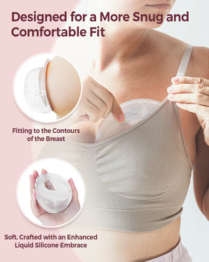 FORSALA - Mjólkursafnari 2stk - Momcozy Breast Milk Collector