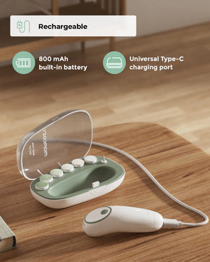 Rafmagns Naglaþjöl fyrir börn - Momcozy Electric Baby Nail File