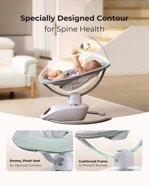 FORSALA - Momcozy Ömmustóll - Momcozy CocoSway 3D-Motion Electric Baby Swing