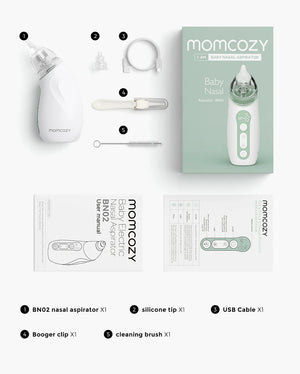 FORSALA - Rafmagns Nefsuga fyrir Börn - Momcozy Baby Nasal Aspirator