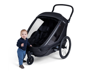 Hamax Outback Next tveggja sæta Hjólavagn