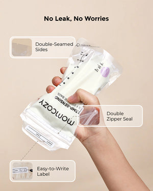 Frystipokar Fyrir Brjóstamjólk 50stk - Breastmilk Storage Bags