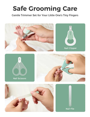 Momcozy All-in-1 Core Baby Kit - umhirðusett fyrir ungabörn