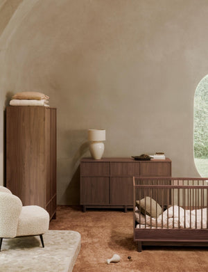 Kyo Convertible Bed 120 x 70 - Walnut