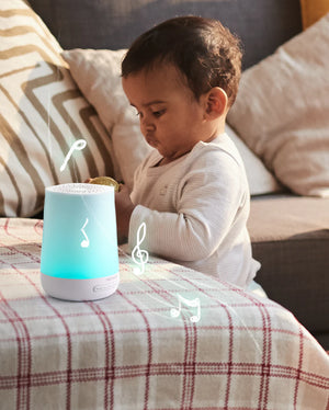 White Noise Tæki með Næturljósi - Momcozy Smart Baby Sound Machine, App Remote Control