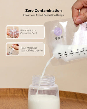 Frystipokar Fyrir Brjóstamjólk 50stk - Breastmilk Storage Bags