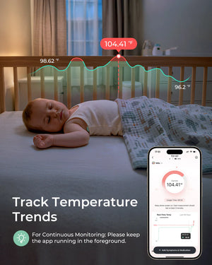 Momcozy Smart Baby Thermometer - Hitamælir fyrir börn