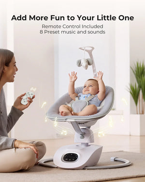 FORSALA - Momcozy Ömmustóll - Momcozy CocoSway 3D-Motion Electric Baby Swing