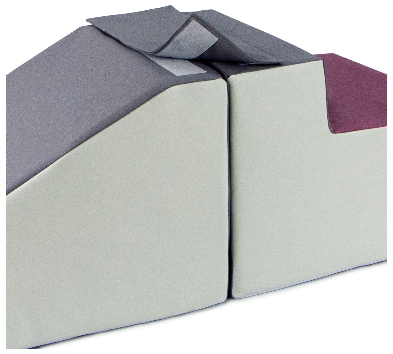 Midi Slide and Step kubbar Grátt/Fjólublátt