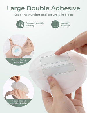 Einnota lekahlífar - Momcozy Bamboo Fiber Disposable Nursing Pads 80-120pcs