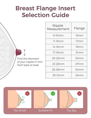 FORSALA - Sílikoninnlegg fyrir S9/S12 pro Brjóstapumpu -  Flange Insert fyrir S9/S12 pro  Brjóstapumpu (Copy)
