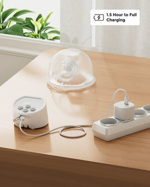 S12 Pro Handfrjáls brjóstapumpa - Momcozy S12 Pro Wearable Breast Pump White Double Packs