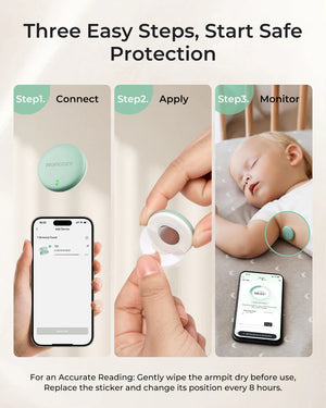 Momcozy Smart Baby Thermometer - Hitamælir fyrir börn
