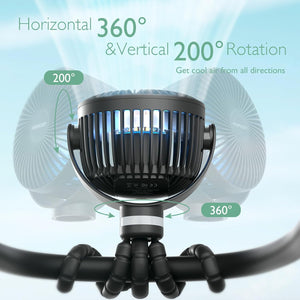 FORSALA - Vifta á kerru -Momcozy Portable Stroller Fan