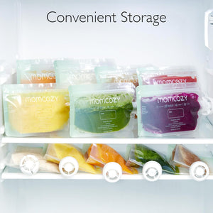 Momcozy endurnýtanlegar skvísur 150 ml – 10 stk.