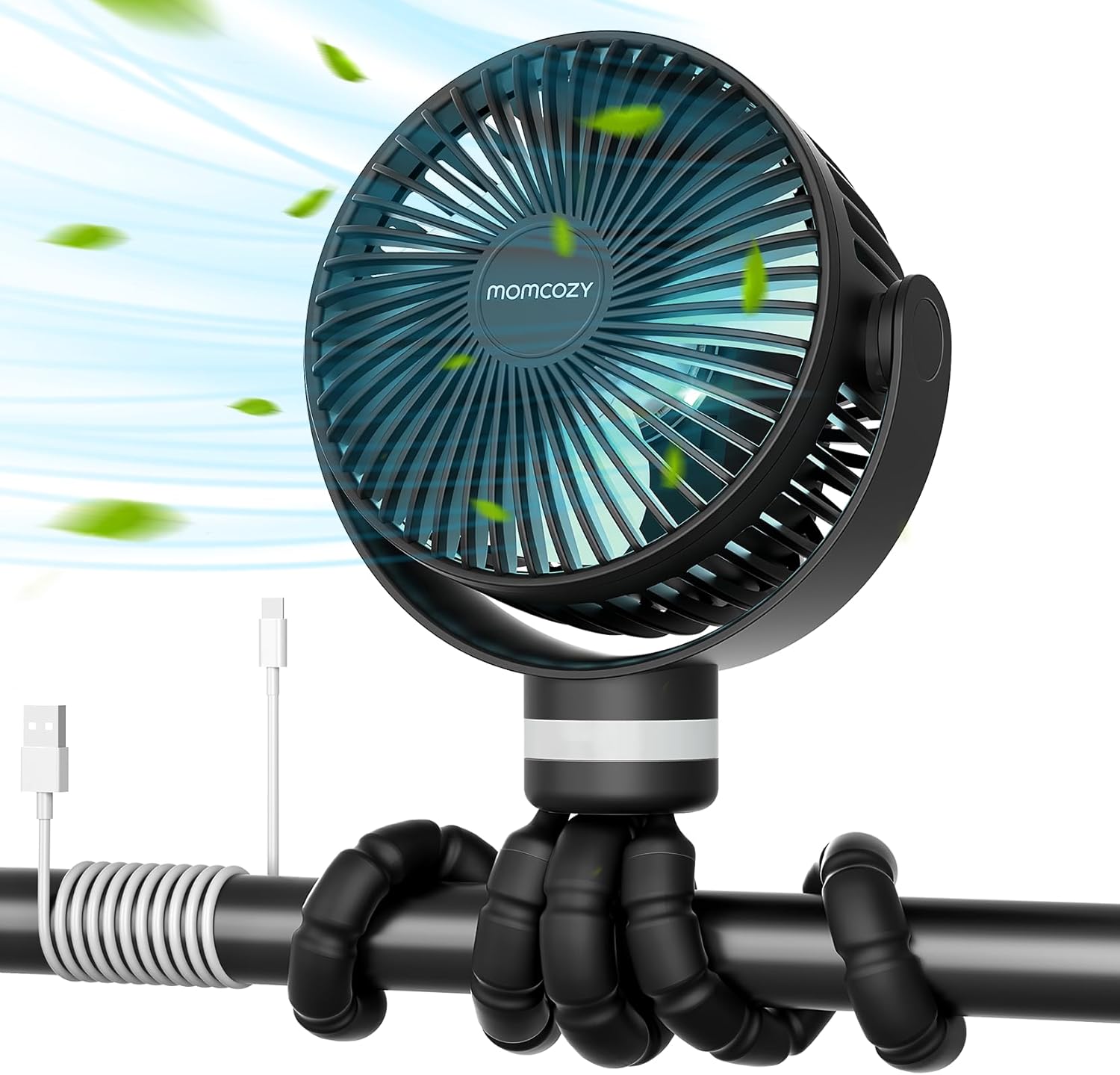 FORSALA - Vifta á kerru -Momcozy Portable Stroller Fan