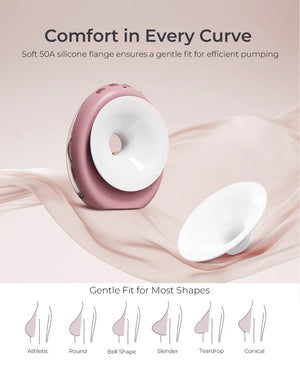 Air 1 Ultra-slim Handfrjáls brjóstapumpa - Momcozy Air 1 Ultra-slim Breast Pump
