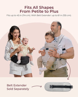 Burðarpoki með mjaðmasæti