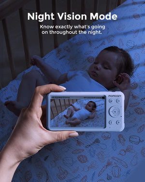 barnapíutæki með myndarvél - 1080P High, Performance Video Baby Monitor BM01