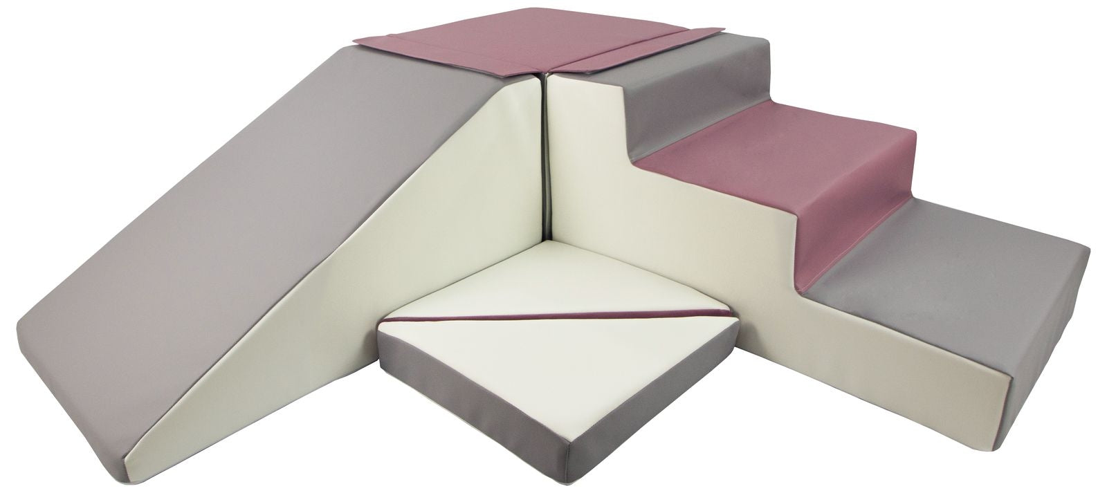 Slide and step kubbar Grátt/Fjólu