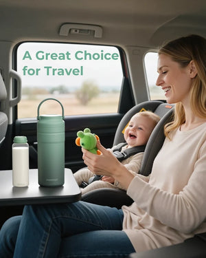 Momcozy Portable Baby Bottle Cooler for travel - ferðakælir fyrir brjóstamjólk 355 ml