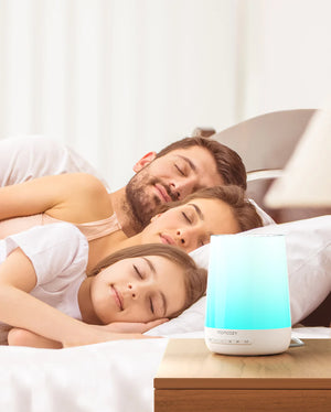 White Noise Tæki með Næturljósi - Momcozy Smart Baby Sound Machine, App Remote Control