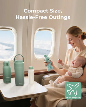 Momcozy Portable Baby Bottle Cooler for travel - ferðakælir fyrir brjóstamjólk 355 ml