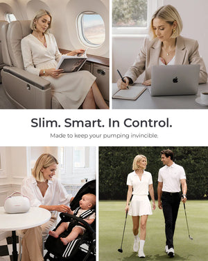 Air 1 Ultra-slim Handfrjáls brjóstapumpa - Momcozy Air 1 Ultra-slim Breast Pump
