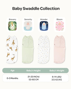 Momcozy Easy Swaddle Wrap For 0-3M