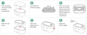blautþurrkubox með hita - Momcozy Baby Wipe Warmer