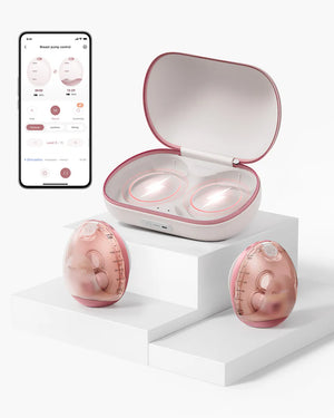 Air 1 Ultra-slim Handfrjáls brjóstapumpa - Momcozy Air 1 Ultra-slim Breast Pump