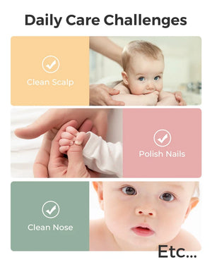 Momcozy All-in-1 Core Baby Kit - umhirðusett fyrir ungabörn