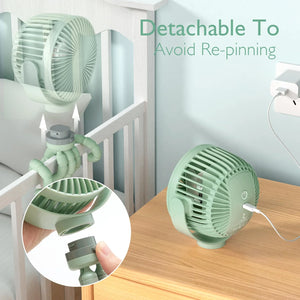Vifta á kerru -Momcozy Portable Stroller Fan