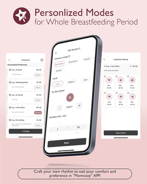 M9 Handfrjáls brjóstapumpa með snjallstýringu - Momcozy Mobile Flow™ Hands-Free Breast Pump | M9