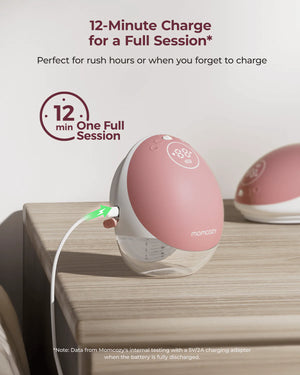 M9 Handfrjáls brjóstapumpa með snjallstýringu - Momcozy Mobile Flow™ Hands-Free Breast Pump | M9