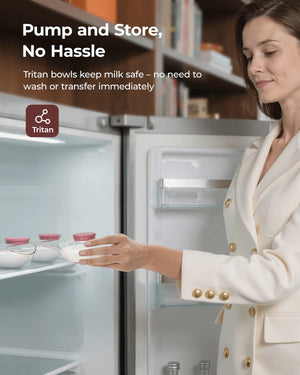 M9 Handfrjáls brjóstapumpa með snjallstýringu - Momcozy Mobile Flow™ Hands-Free Breast Pump | M9
