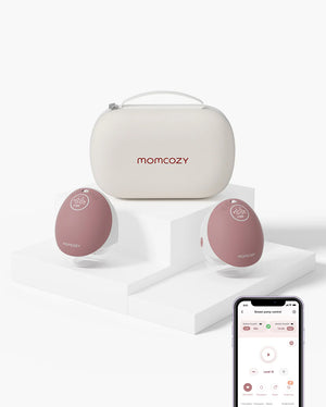 M9 Handfrjáls brjóstapumpa með snjallstýringu - Momcozy Mobile Flow™ Hands-Free Breast Pump | M9